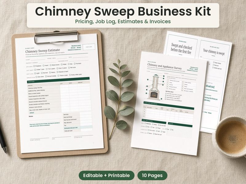 Chimney Sweep Business Kit cover