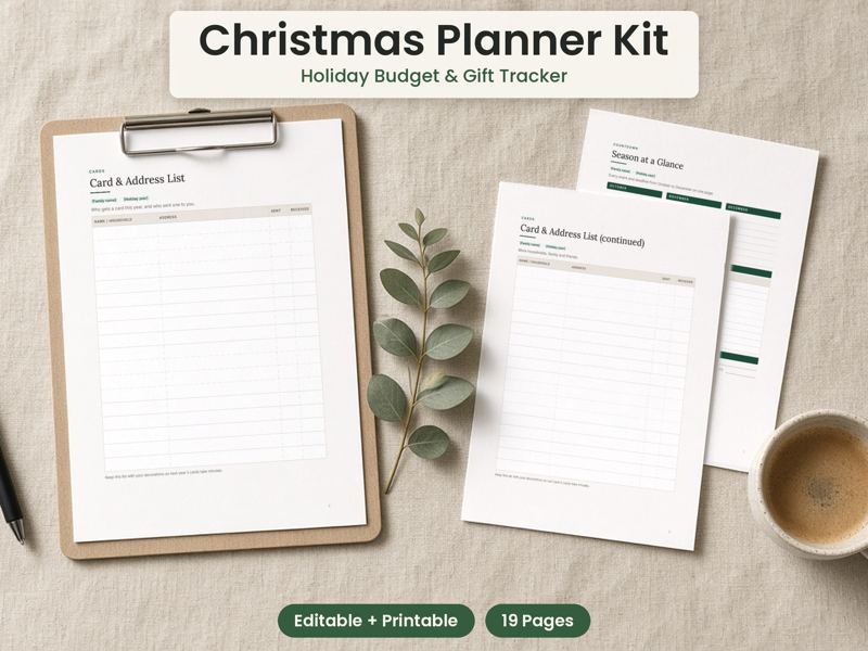 Christmas Planner Kit cover