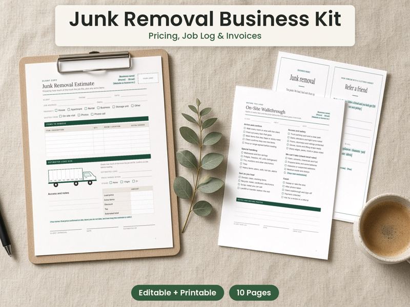 Junk Removal Business Kit cover