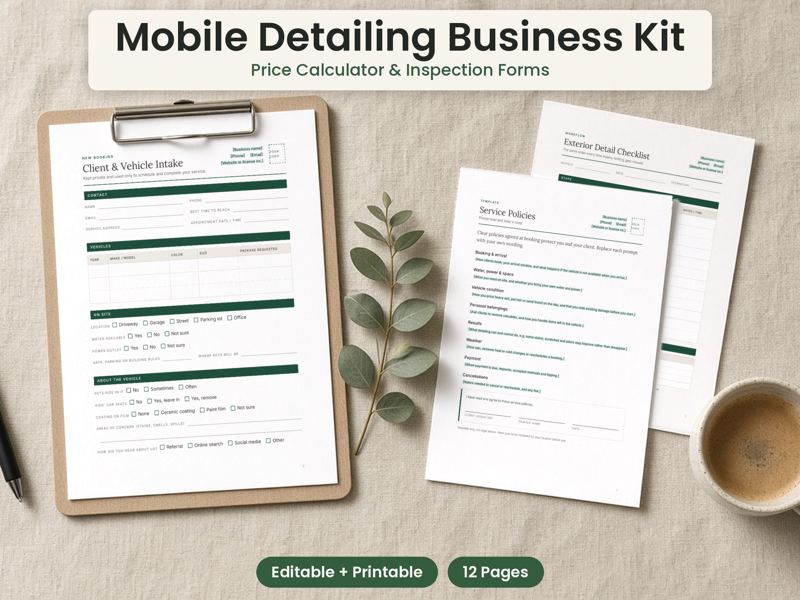 Mobile Detailing Business Kit cover
