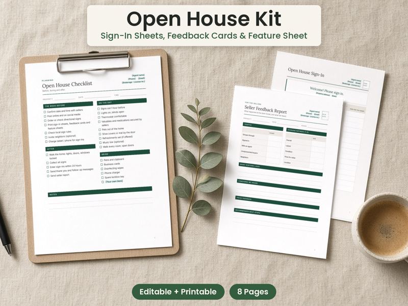 Real Estate Open House Kit cover