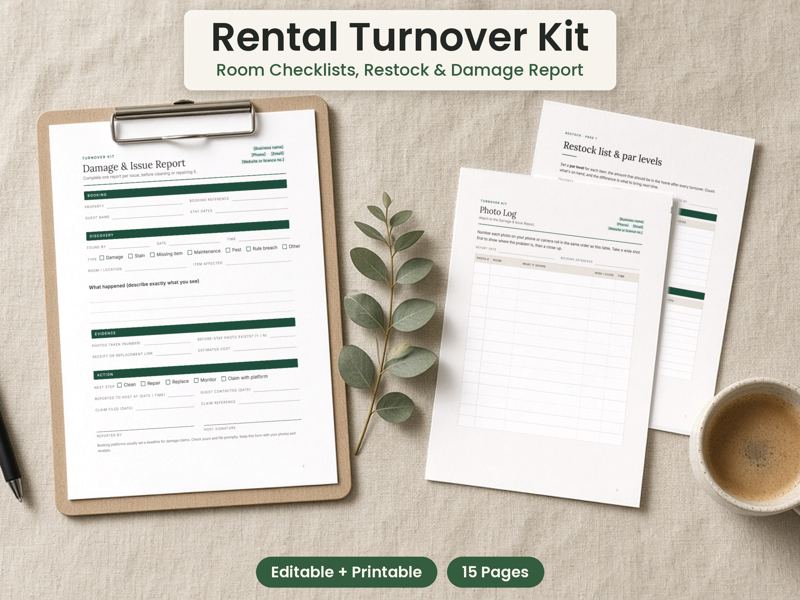 Airbnb Turnover Cleaning Kit cover
