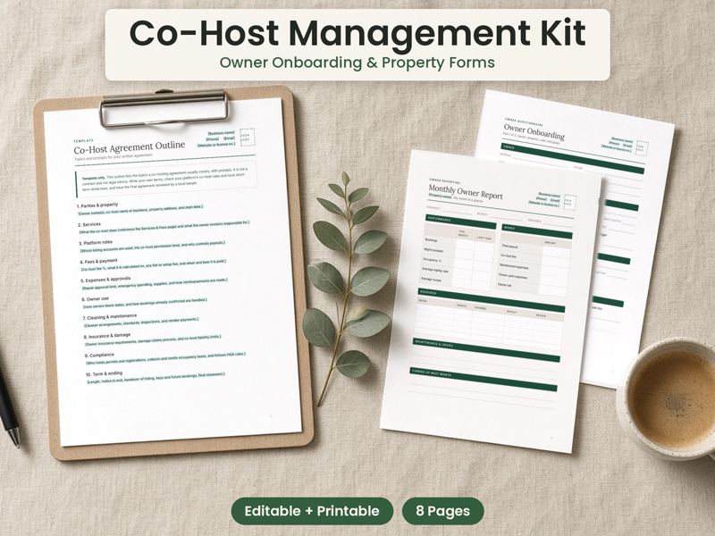 Short-Term Rental Co-Host Management Kit cover